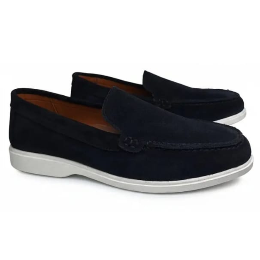 Men’s Classic Black Loafers – Comfortable Slip-On Shoes